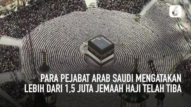 Para peziarah muslim telah mengalir ke kota suci Mekkah, Arab Saudi, menjelang dimulainya ibadah haji akhir pekan ini. Jumlah jemaah haji meningkat pada tahun ini.