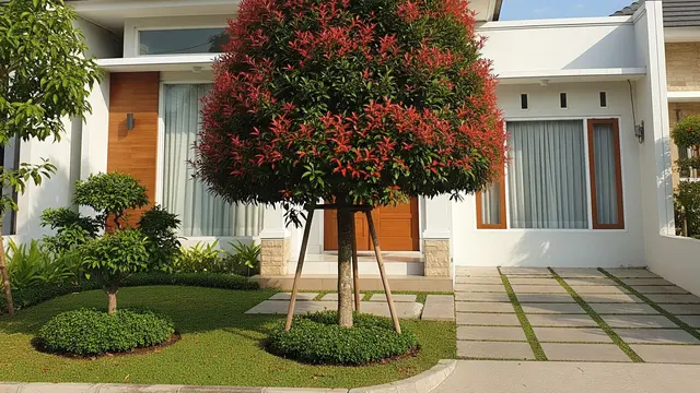 Pohon Hias Tinggi Ramping Cocok untuk Pagar Hidup di Halaman Rumah