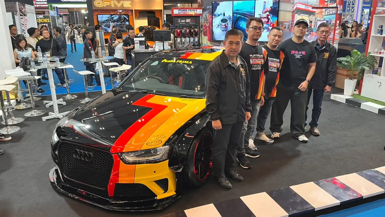 Peluncuran Warna Obsidian Black Pada Mobil Audi di Booth Penta Prima IMX 2026