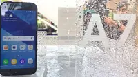 Penampakan Samsung Galaxy A7. (Liputan6.com/ Andina Librianty)