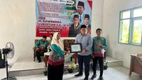 Anggota DPR RI F-Gerindra, Kawendra Lukistian meresmikan dua ruang kelas baru di Kabupaten Jember, Kamis (9/10/25) (Istimewa)