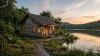 8 Inspirasi Rumah Hemat Biaya di Desa Pinggir Danau Kecil, Ciptakan Hunian Nyaman dan Estetis