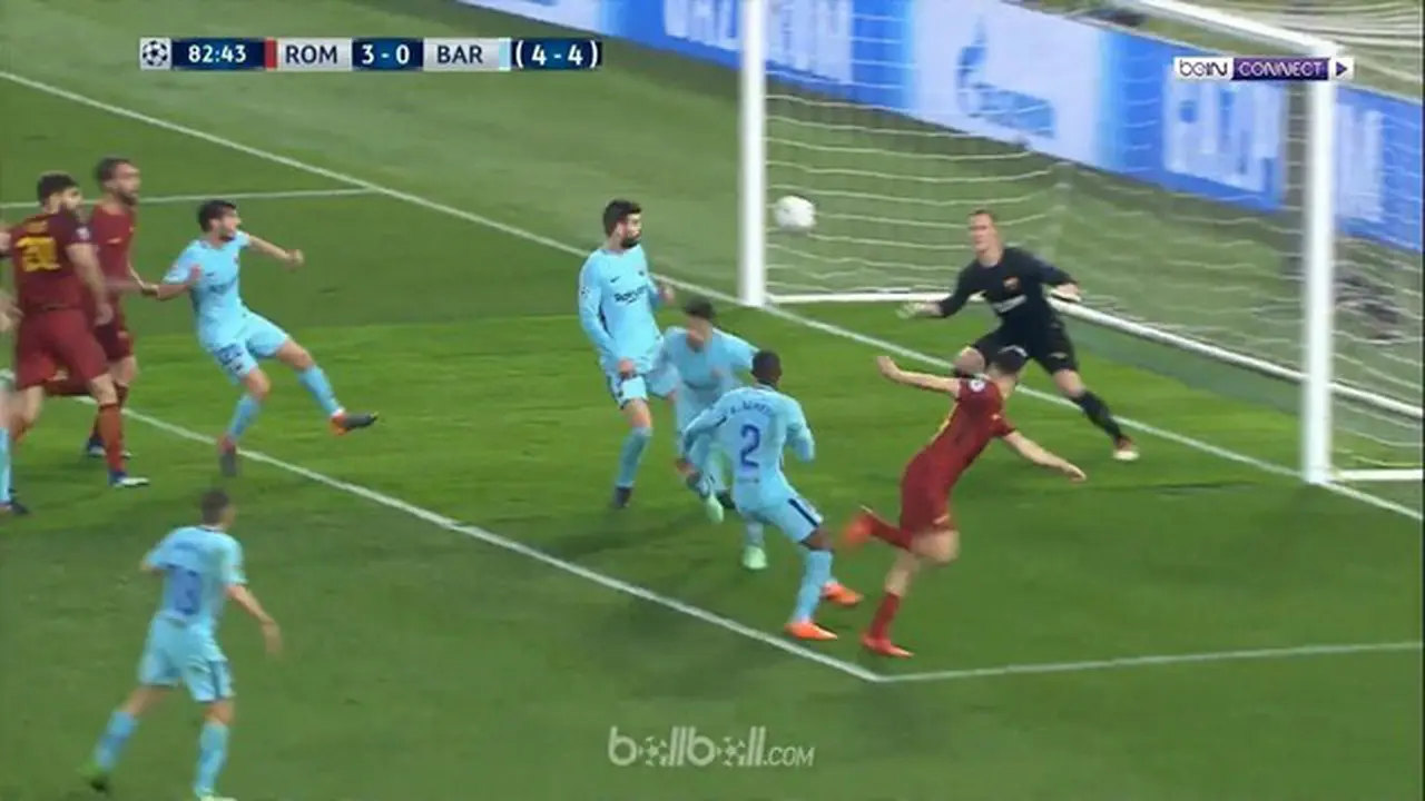 pantai303 Roma 3-0 Barcelona | Liga Champions | Highlight Pertandingan dan Gol-gol