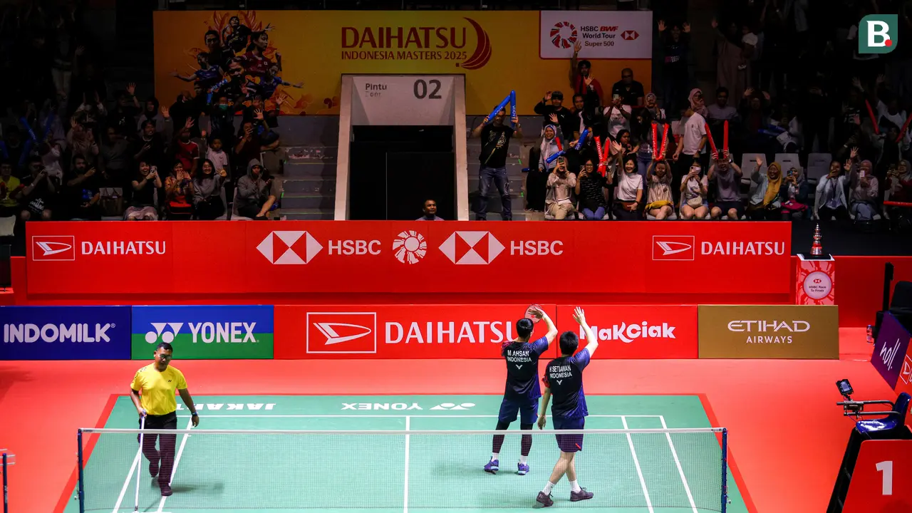 Foto: Bungkam Wakil Taiwan, The Daddies Amankan Tiket 16 Besar Indonesia Masters 2025