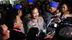 Komjen Pol Badrodin Haiti usai mengikuti Uji kelayakan dan kepatutan (fit and proper test) calon Kapolri di Komisi III DPR, Jakarta, Kamis (16/4/2015). (Liputan6.com/Helmi Afandi)