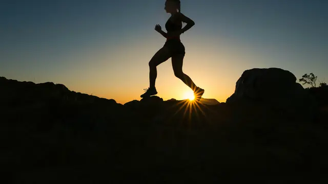 Woman running