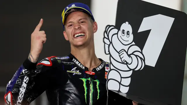 Pembalap Monster Energy Yamaha, Fabio Quartararo.