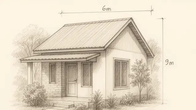 5 Sketsa Gambar Rumah Minimalis Ukuran 6x9, Bisa Jadi Inspirasi