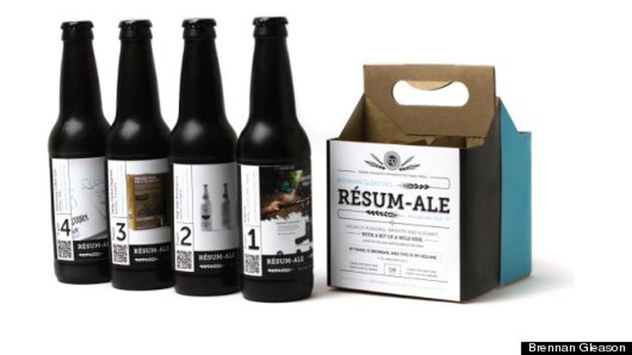 Pria Ini Diterima Kerja Gara-gara Bikin Resume pada Sekotak Bir