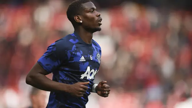 Gelandang Manchester United, Paul Pogba.