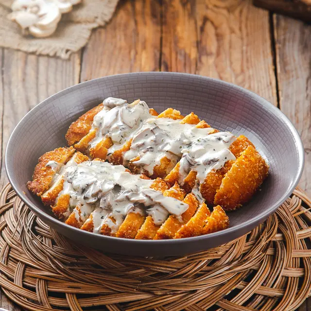 Chicken Katsu with Truffle Sauce