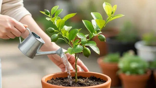Cara Merangsang Lemon dalam Pot Biar Rajin Berbuah/Gemini AI