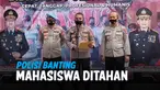 POLISI BANTING MAHASISWA SAAT DEMO AKHIRNYA DITAHAN