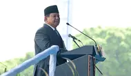 Presiden Prabowo Subianto saat membuka Indo Defence Expo di Jiexpo Kemayoran, Rabu (11/6/2025). (Foto Biro Pers Sekretariat Presiden-Muchlis Jr).