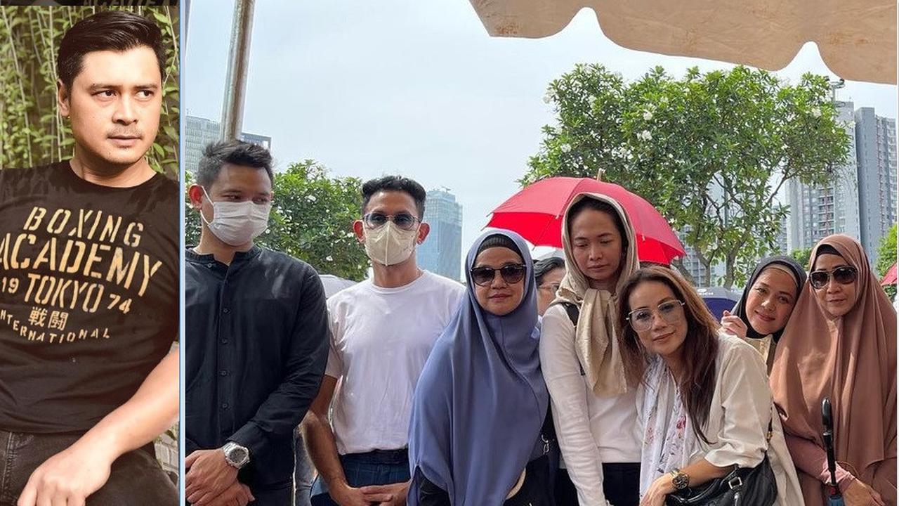 Bintang Cinta Fitri di pemakaman Iqbal Pakula (Foto: Instagram iqbalpakula21/mamiiren)