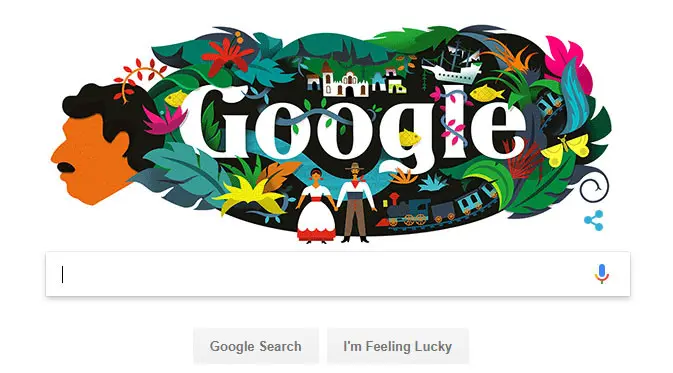 Gabriel García Márquez tampil sebagai Google Doodle, Siapa dia?