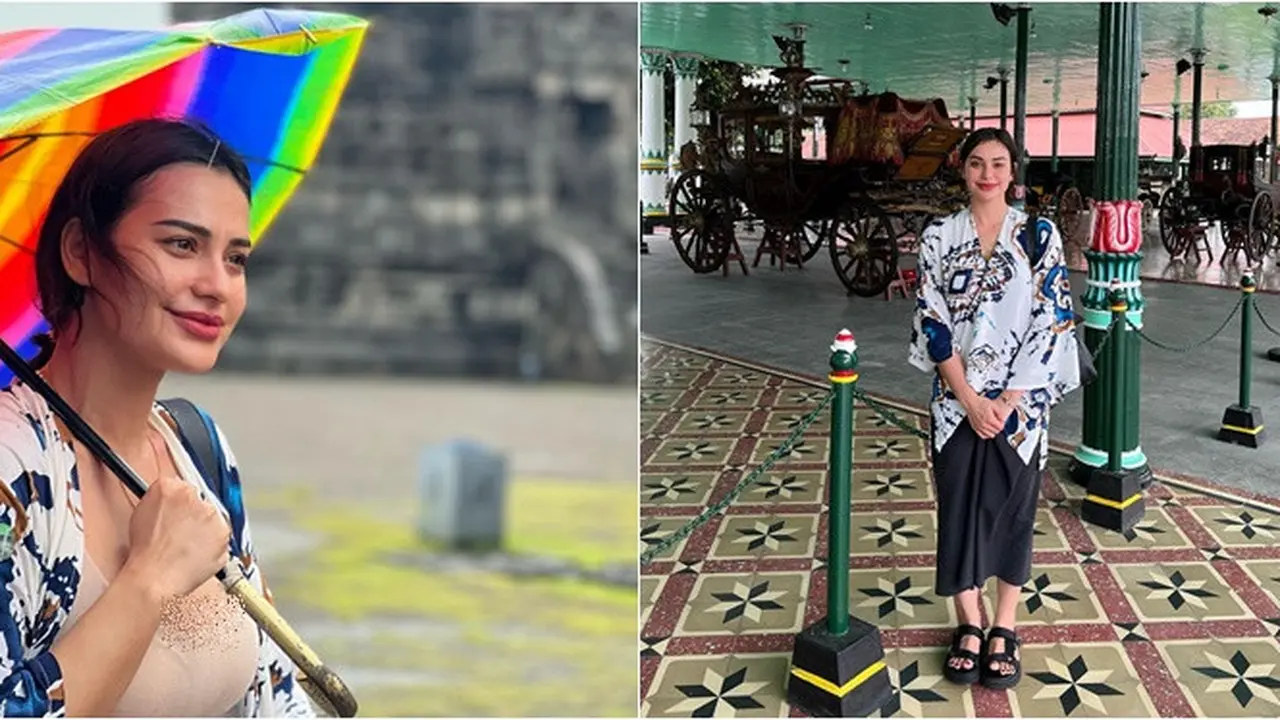 6 Potret Nora Alexandra Liburan ke Jogja Tanpa Suami, Tetap Tegar