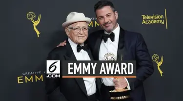 Norman Lear menjadi peraih tertua di Creative Arts Emmy Awards 2019. Acara ini berlangsung di Microsoft Theatre, Los Angeles, Amerika Serikat, Sabtu (14/9/2019).