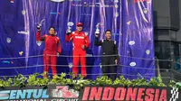 Alvin Bahar kembali meraih podium juara di ISSOM seri 5 yang berlangsung pada 2 Oktober (istimewa)