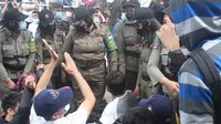Kericuhan Pecah Saat Penertiban Pengungsi Afghanistan Oleh Satpol PP di Medan
