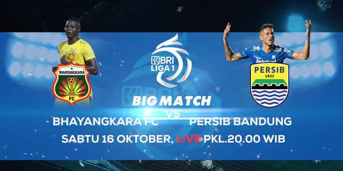 VIDEO: Saksikan Big Match BRI Liga 1, Bhayangkara FC Vs Persib Bandung Hanya di Indosiar dan Vidio