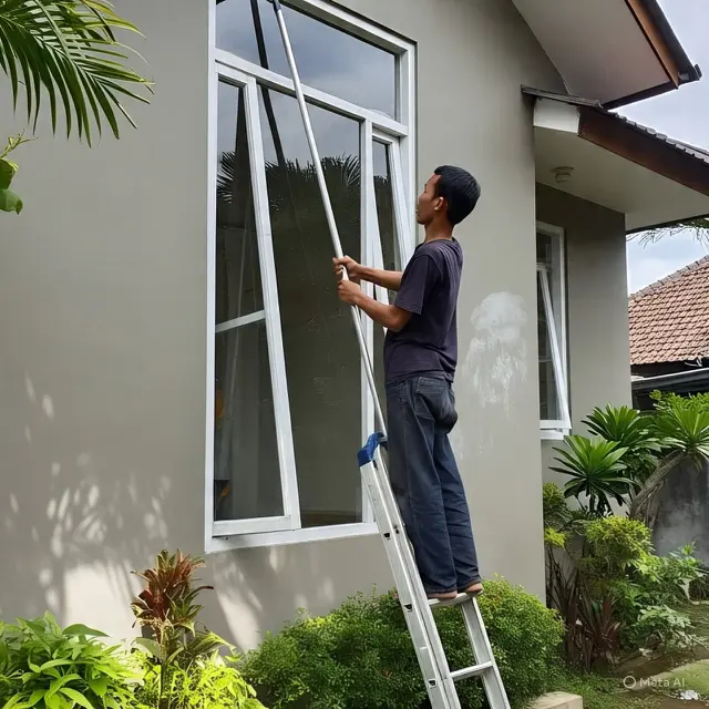 Mempersihkan Kaca