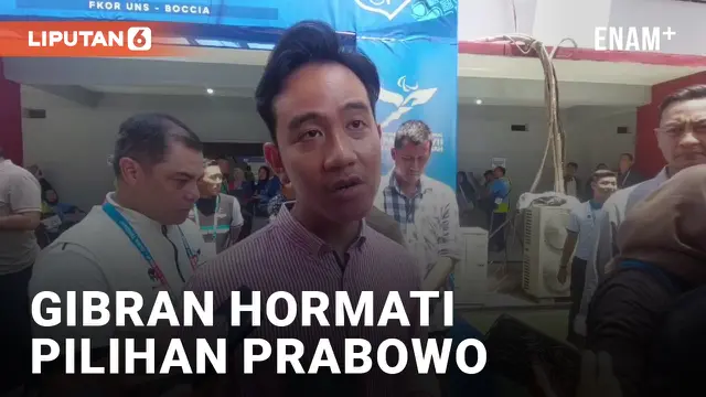 VIDEO: Gibran Ungkap Susunan Kabinet Sepenuhnya Pilihan Prabowo