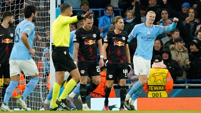 Aksi Menggila Erling Haaland Saat Manchester City Bantai RB Leipzig di Liga Champions