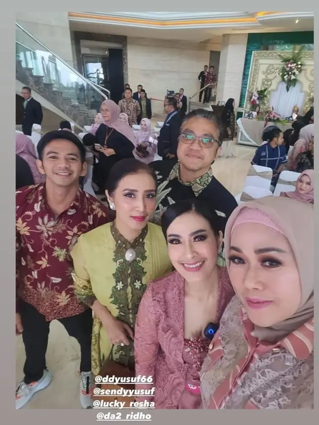 7 Momen Akad dan Resepsi Pernikahan Rizki DA dan Hersa Ayu