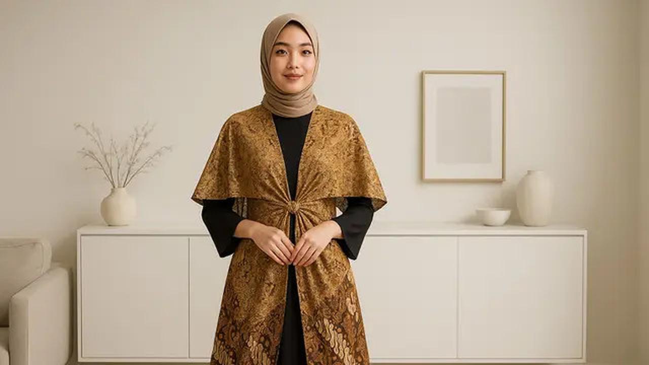 7 Outer Batik Kondangan yang Elegan dan Kekinian, Bisa Dipadukan dengan Gamis hingga Rok Tulis