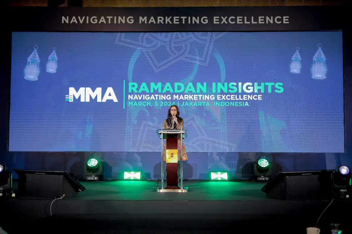 Acara Tahunan MMA Global 2024 diselenggarakan pada 5 Maret di Ritz Carlton Mega Kuningan Jakarta. Acara dibuka dengan sambutan dari Shanti Tolani, Country Head & Board of Director Indonesia untuk MMA Global Indonesia. (Dok MMA)