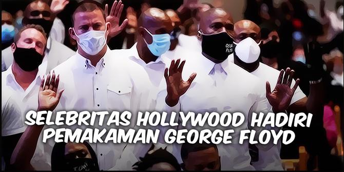 VIDEO TOP 3: Selebritas Hollywood Hadiri Pemakaman George Floyd
