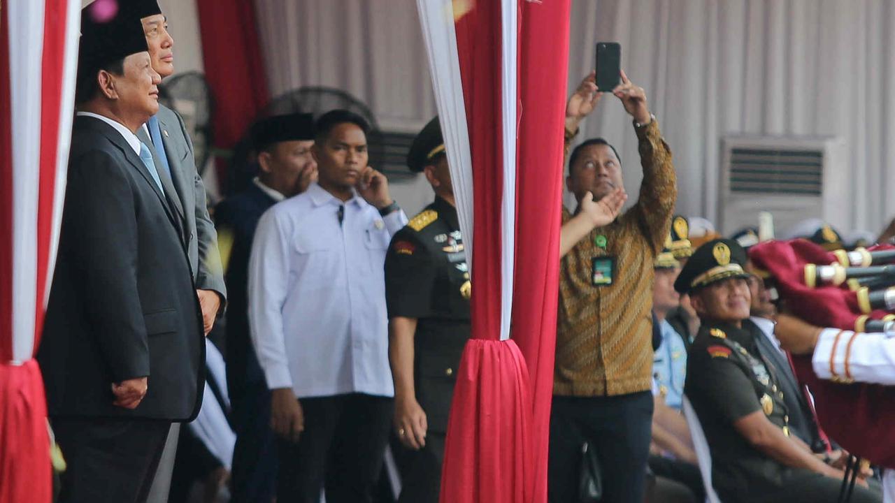 Prabowo hadiri sertijab Menhan