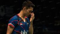 Tunggal putra Indonesia, Jonatan Christie, gagal melaju ke babak semifinal Indonesia Open 2016 setelah kalah dari Jan O Jorgensen. 