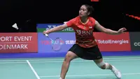 Gregoria Mariska Tunjung gagal lolos ke semifinal Kejuaraan Dunia Bulutangkis 2023 setelah takluk dari Akane Yamaguchi pada perempat final di&nbsp;Royal Arena, Kopenhagen, Sabtu (26/8/2023) dini hari WIB. (dok. PBSI)