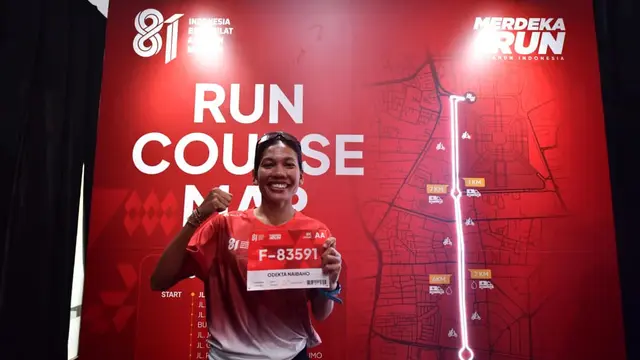 Odekta akan ikut berlari di Merdeka Run 2026