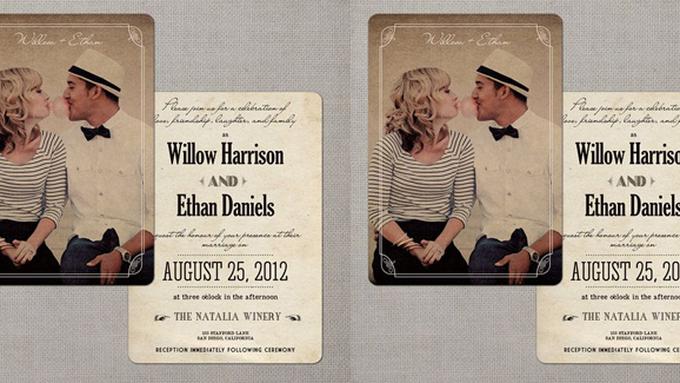 60 Contoh Desain Undangan Pernikahan Unik Simple Elegan