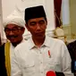 Presiden Jokowi di Istana Merdeka (Liputan6.com/ Ahmad Romadoni)