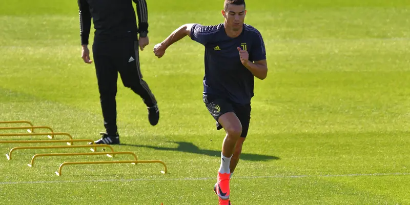 Jelang Hadapi Manchester United, Ronaldo Semangat Berlatih