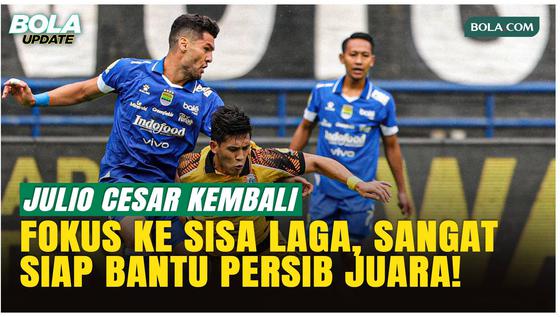 Julio Cesar Fokus ke 9 Laga Sisa, Optimistis Persib Bandung Juara