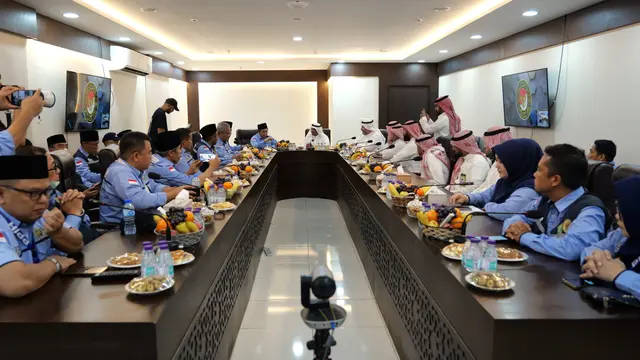 Wamenhaj Arab Saudi di Kantor Daker Makkah: Catatan Teknis untuk Indonesia Tak Sampai Nodai Kesuksesan Haji