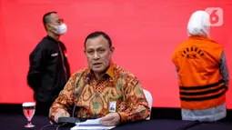 Firli Bahuri mengatakan, mantan Direktur Utama (Dirut) Pertamina Karen Agustiawan kan ditahan selama 20 hari ke depan. (Liputan6.com/Faizal Fanani)