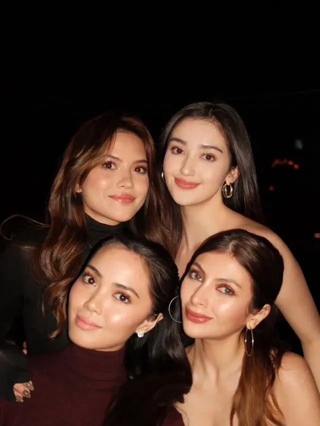 Visual Good Looking Ranty Maria, Marsha Aruan, hingga Sarah Kiehl Girls Trip ke Hong Kong Gaya dengan Bold Glam yang Edgy