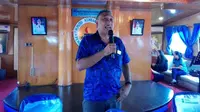 Munir Syahda Prabowo, Vice President Network Smartfren saat membuka acara uji jaringan 4G di Palembang, Kamis (17/11/2016). (Liputan6.com/Corry Anestia)