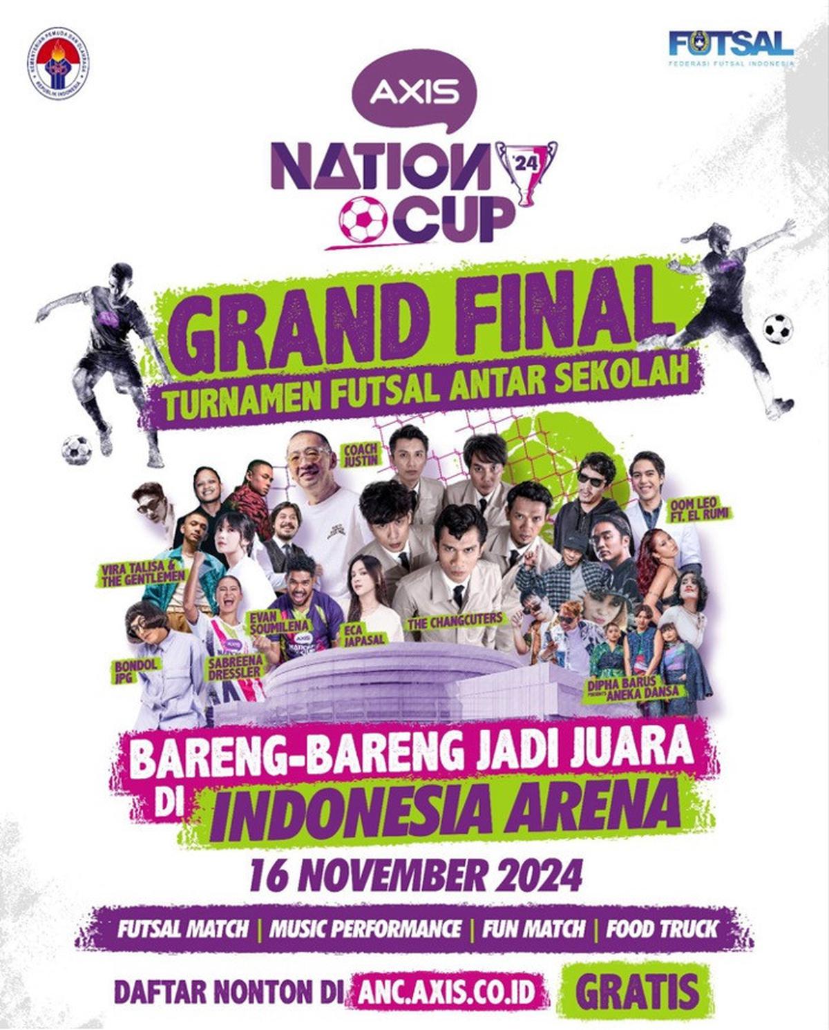 Fun Match Spesial di Axis Nation Cup 2024, Ketika Public Figure Unjuk Gigi!