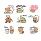 Stiker Milk & Mocha di Custom Stickers Line (Foto: Line)