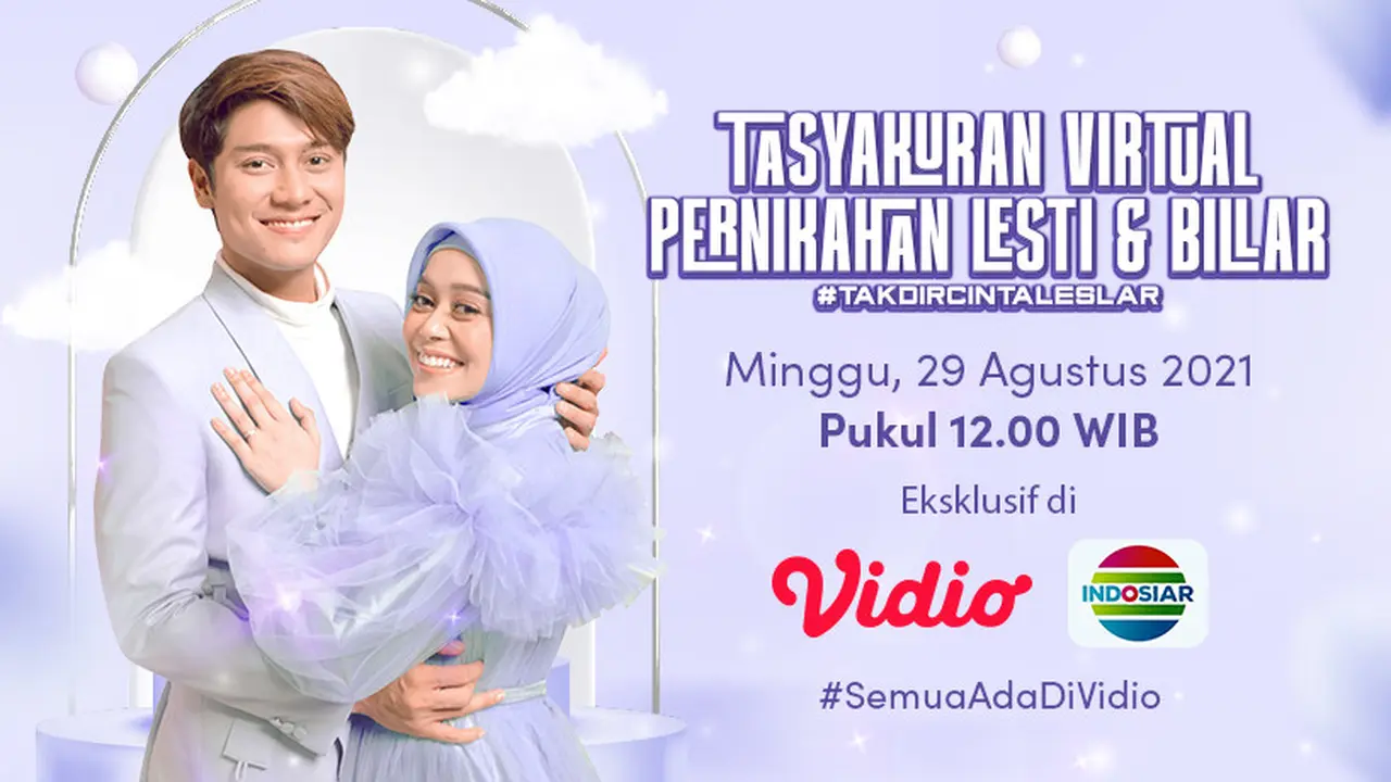 Tasyakuran Virtual Pernikahan Lesti dan Billar #TakdirCintaLeslar