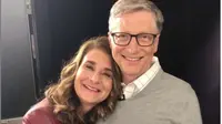 Melinda Gates dan Bill Gates. (dok.Instagram @thisisbillgates/https://www.instagram.com/p/B1MAB9TA6lh/Henry)