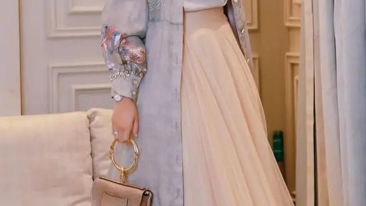 8 OOTD Artis Berhijab saat Hadir di Resepsi Pernikahan Febby Rastanty dan Ajat, dari Shireen Sungkar hingga Alyssa Soebandono