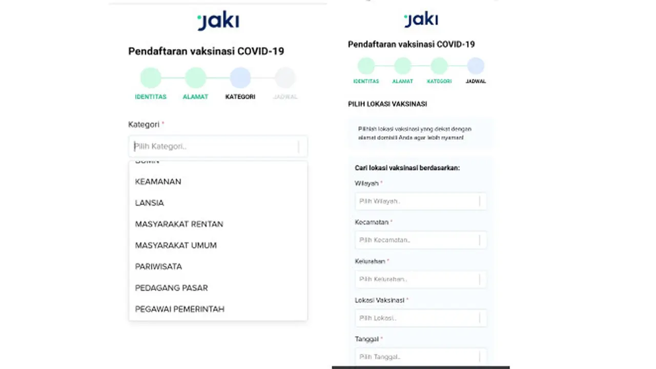 Screenshot aplikasi JAKI. Liputan6.com/Iskandar